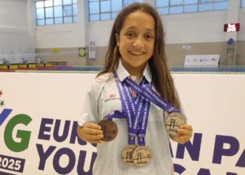 Catalina Sagastizabal en los Juegos Paralímpicos Europeos de la Juventud
