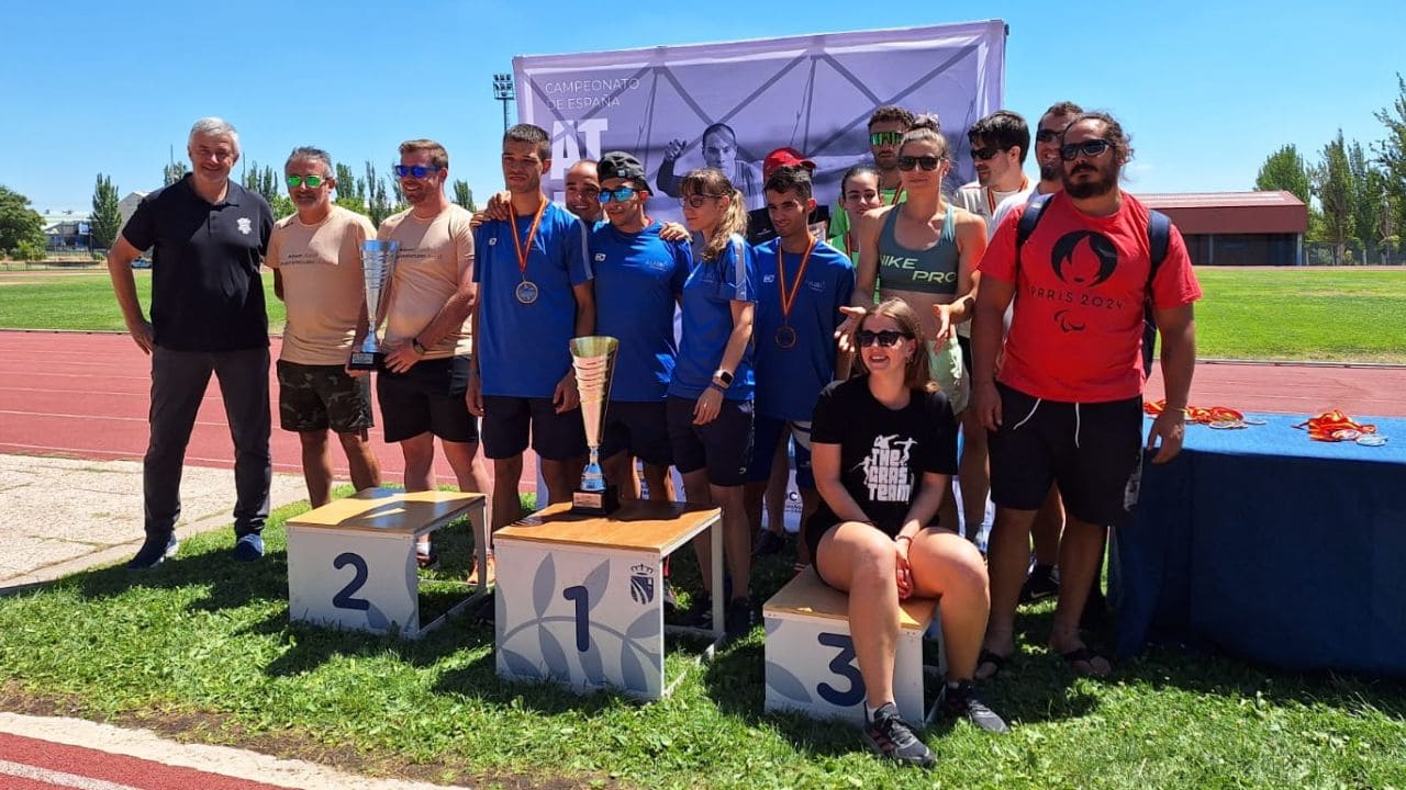 Club A La Par, nuevo campeón de España de atletismo por clubes para personas con discapacidad