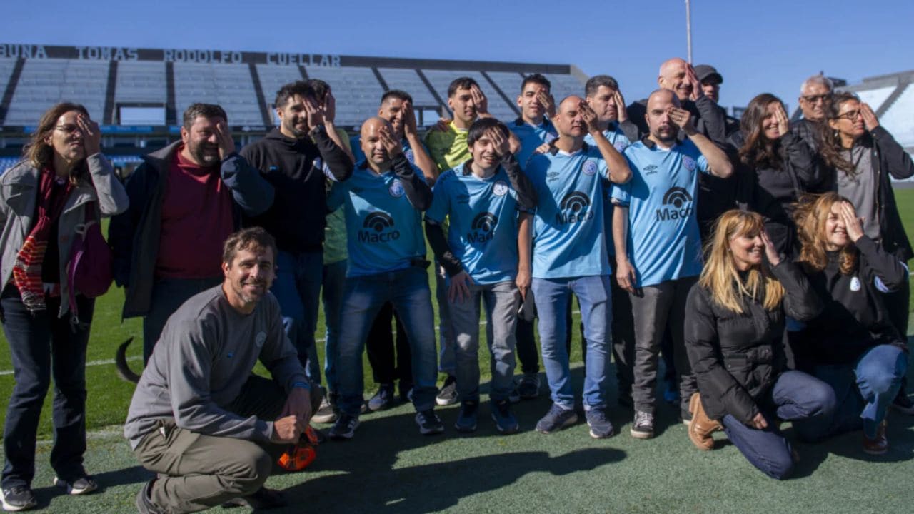 Equipo de fútbol para ciegos de Club Atlético Belgrano