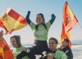 Sarah Almagro, pentacampeona de Surf Adaptado