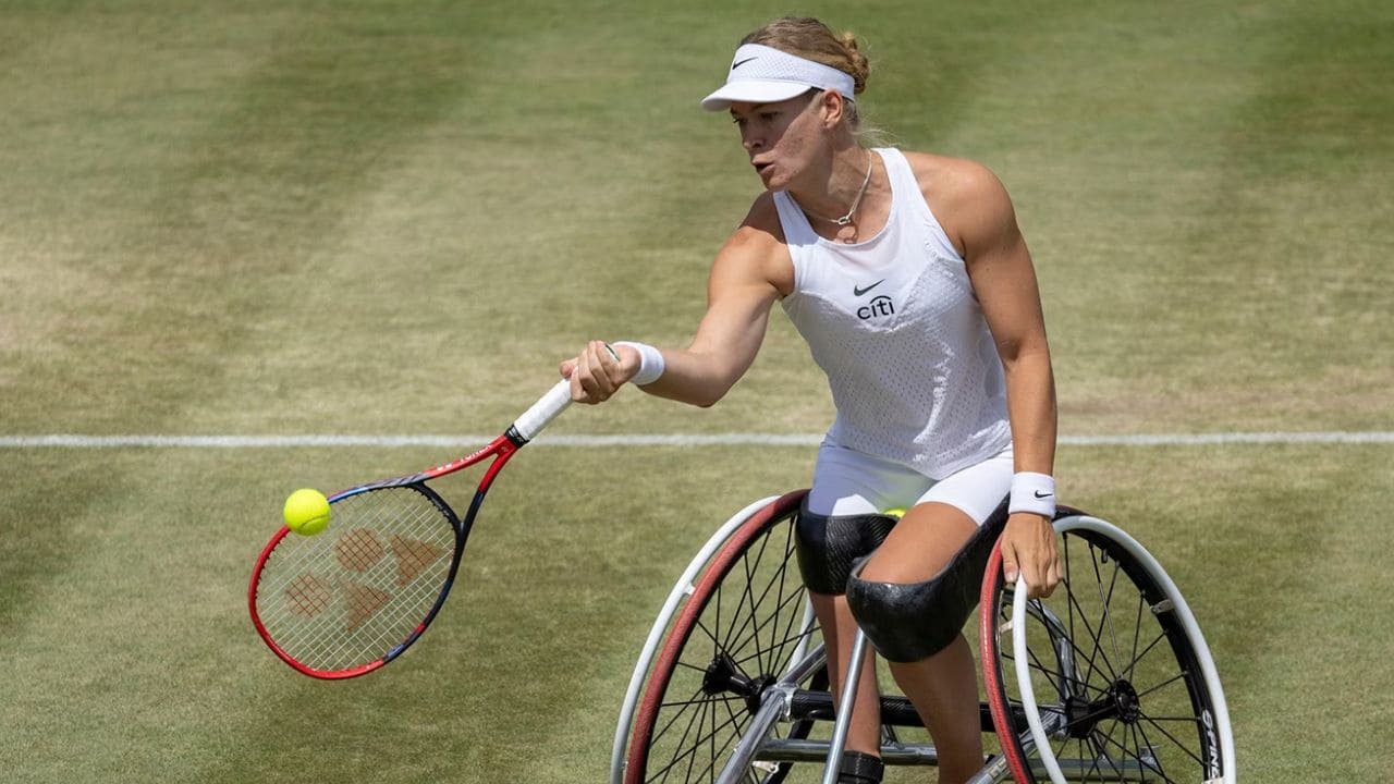 Tenis en silla de ruedas