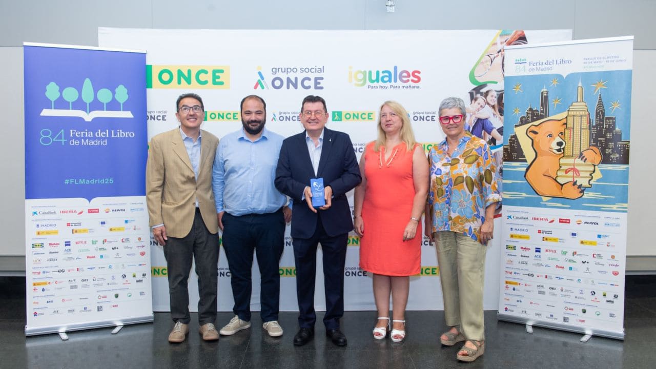 La ONCE, Premio Lealtad de la Feria del Libro de Madrid 2025