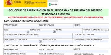El miércoles 23 de julio se cierra el plazo para presentar la solicitud a los viajes del IMSERSO 2025/26