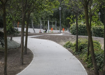 Mejoras de accesibilidad en el parque de La Viña de Entrevías discapacidad