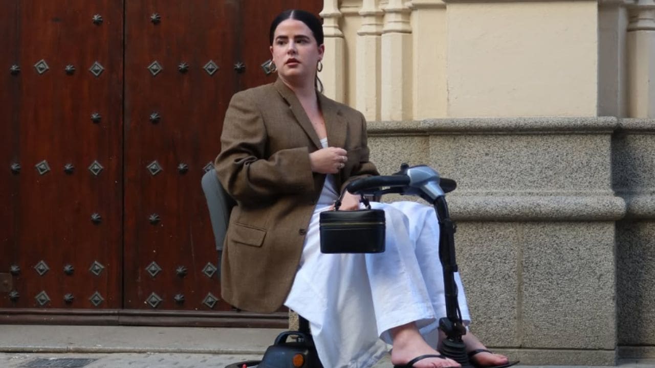 Anabel Domínguez, joven con discapacidad