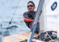 Daniel Anglada Pich, persona ciega, navega en solitario por la Isla de Wight