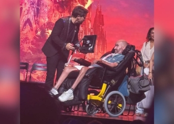 Juan Dávila en su show con Jordi Sabaté