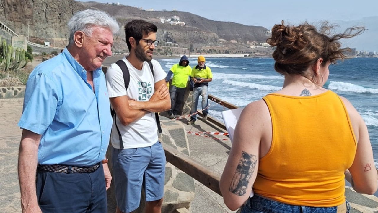 Comienzan las obras de accesibilidad en la Playa de la Laja