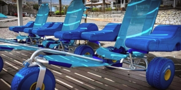 Sillas anfibias adquiridas por el Gobierno de Canarias