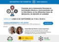 CEAFA tratará el fomento de la autonomía personal en actividades de la vida diaria en personas con demencia