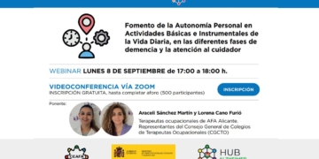 CEAFA tratará el fomento de la autonomía personal en actividades de la vida diaria en personas con demencia