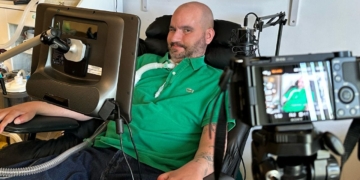 Jordi Sabaté, enfermo y activista por los derechos de las personas con ELA