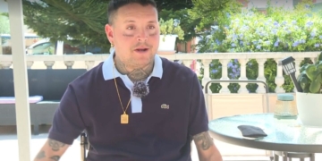 Oriol, joven con lesión medular por saltar de cabeza al mar