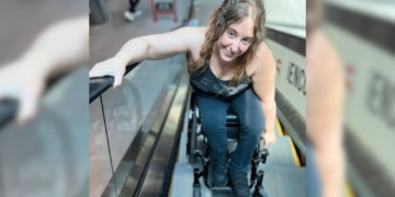 Loida Zabala, deportista con movilidad reducida./ Foto de Twitter (X)