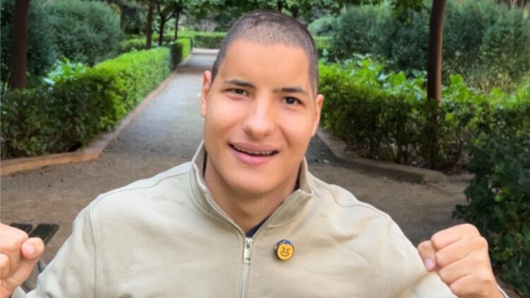 Roque Star, joven con parálisis cerebral