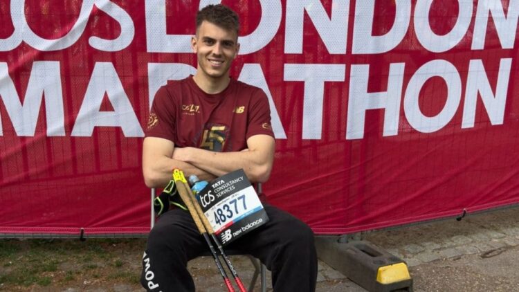 Tim Marovt, deportista con una lesión medular que desafió a su propio diagnostico para ser corredor de maratones