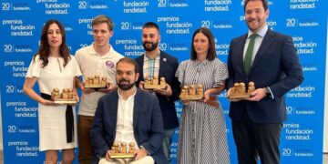 Premiados por la Fundación Randstad./ Foto de Tododisca