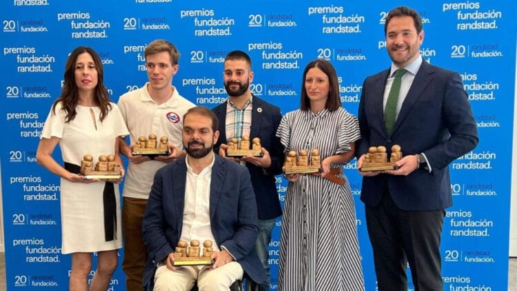 Premiados por la Fundación Randstad./ Foto de Tododisca